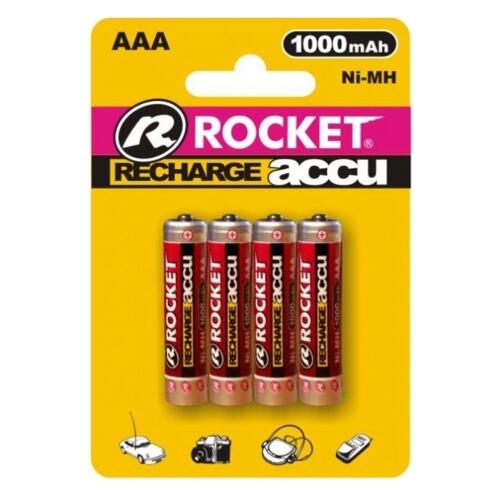 Rocket rechargeable HR03 1000mAh Blistera iepakojumā