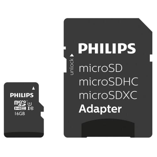 Philips MicroSDHC 16GB class 10/UHS 1