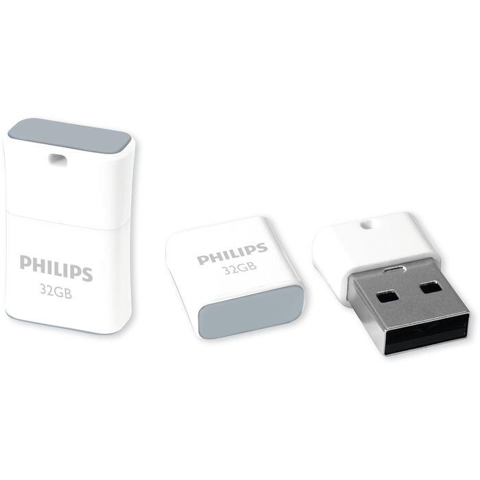 Philips USB 2.0 Flash Drive Pico Edition (серая) 32GB (FM32FD85B)