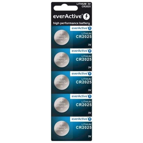 EverActive CR2025-5BB Blistera iepakojumā 5gb. (EVACR2025B5)