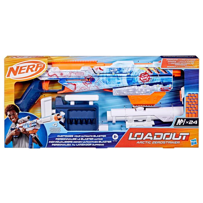 NERF Loadout blasteris Arctic Zerostriker (G1763)