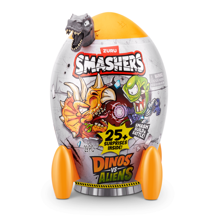 SMASHERS Rotaļu komplekts Dinos VS Aliens