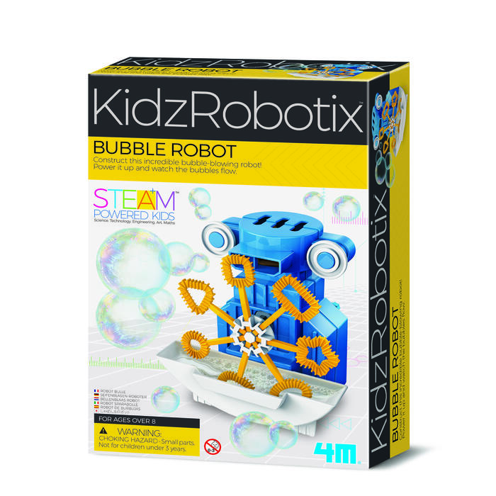 4M KidzRobotix DIY komplekts Ziepju burbuļu robots (00-03423)