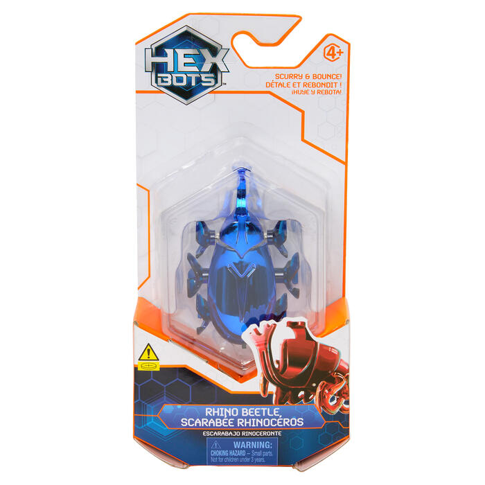 HEX BOTS Interaktīvā rotaļlieta Degunradžvabole (6071531)