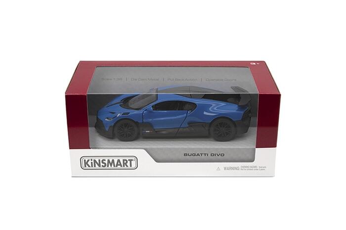 KINSMART Miniatūrais modelis - Bugatti Divo, izmērs 1:38 (KT5442)