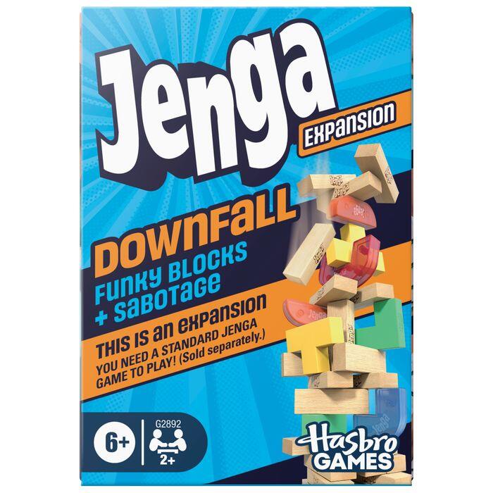 HASBRO GAMING JENGA Paplašinājums Downfall (Angļu