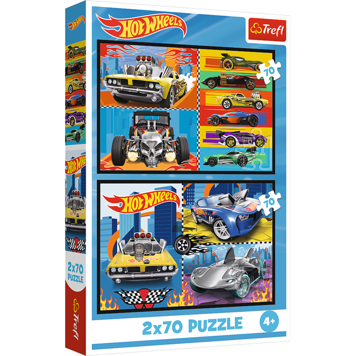 TREFL HOT WHEELS Pužļu komplekts Rotaļu