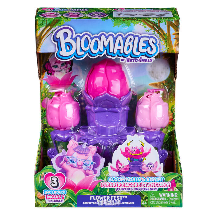 HATCHIMALS Игровой набор Flower Fest 3шт (6075190)