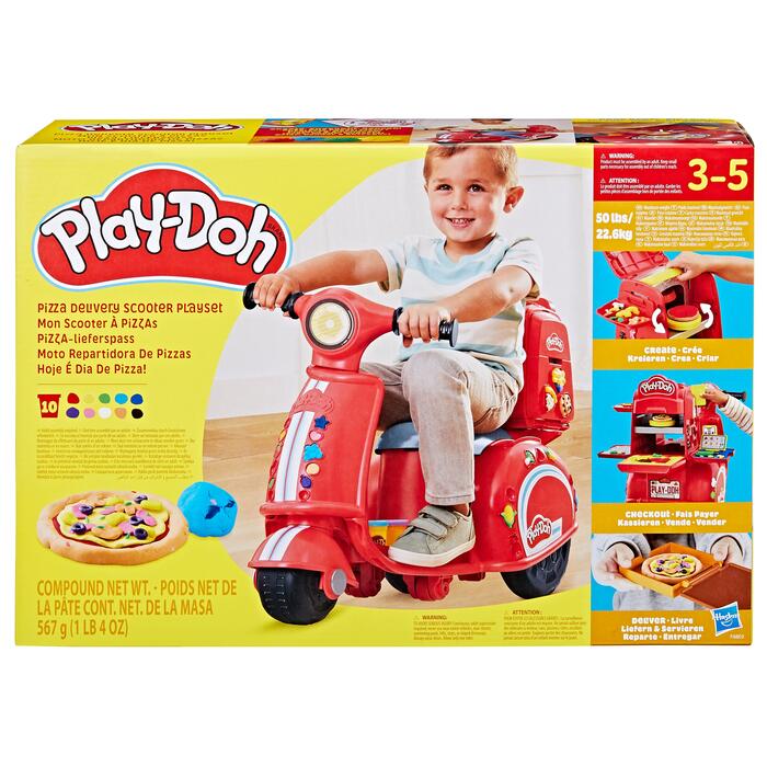 PLAY-DOH Rotaļu komplekts Picu piegādes motorolleris