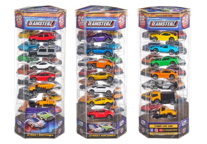 TEAMSTERZ Die-Cast automašīnu modeļu komplekts, 7