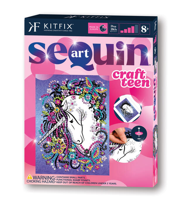 KITFIX Amatniecības komplekts Sequin Art Craft