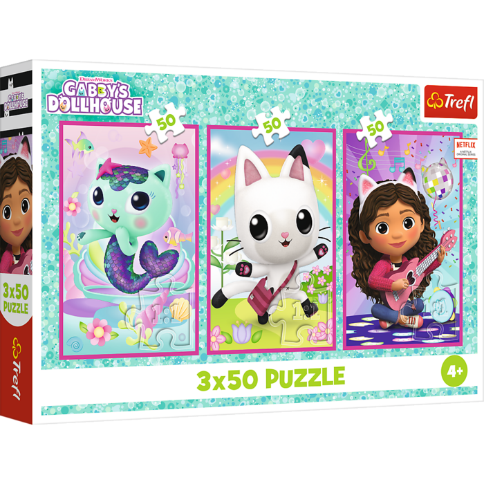 TREFL GABBY´S DOLLHOUSE Pužļu komplekts Iepazīsties