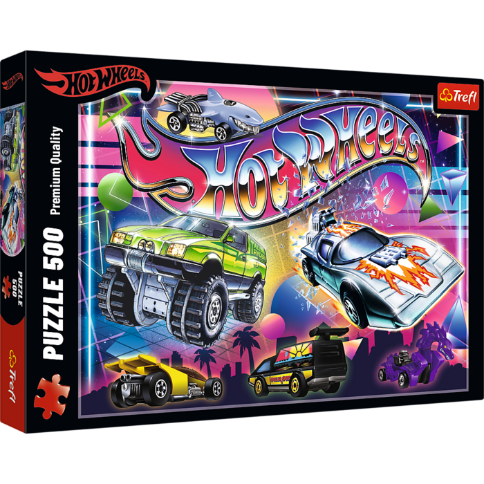 TREFL HOT WHEELS Puzle, 500 gab