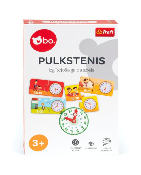 Bo. Izglītojošā galda spēle "Pulkstenis"