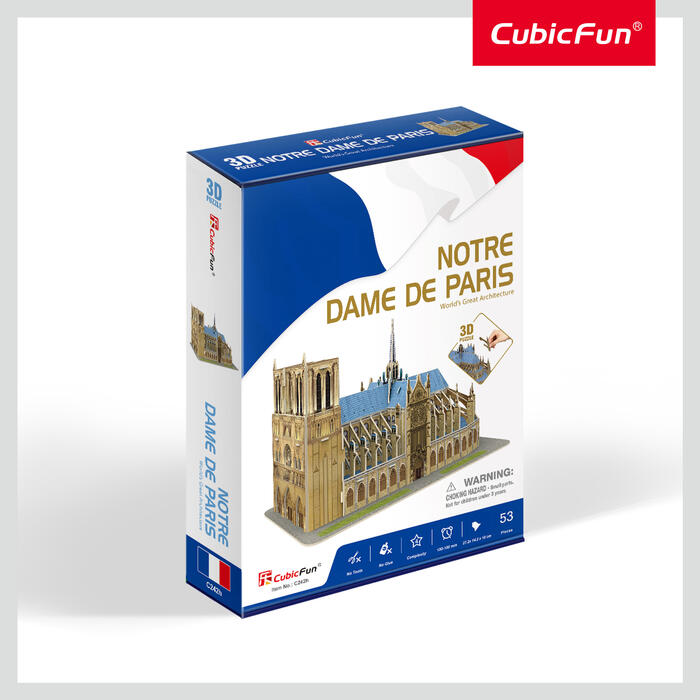 Cubic fun CUBICFUN 3D puzle Parīzes