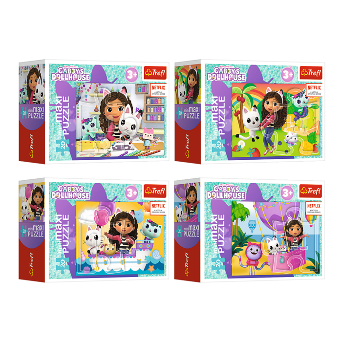 TREFL GABBY´S DOLLHOUSE Puzle mini maxi