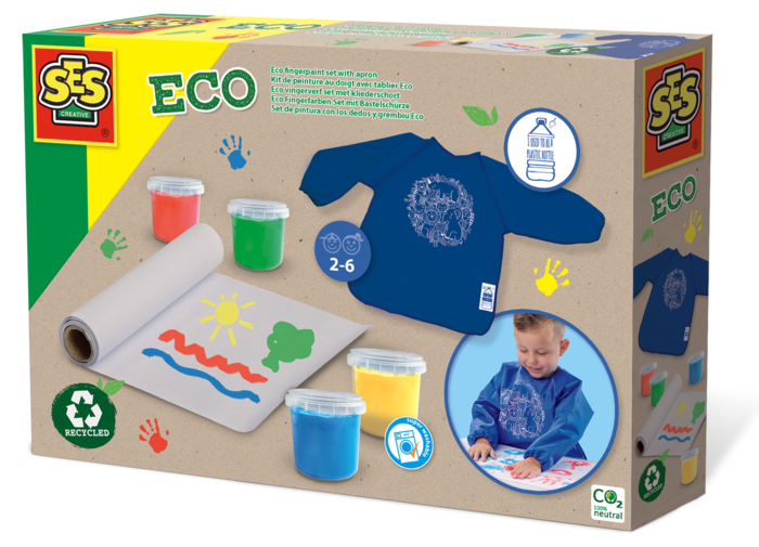 SES ECO pirkstu krāsu komplekts ar