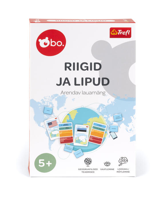 Bo. Educational board game "Countries