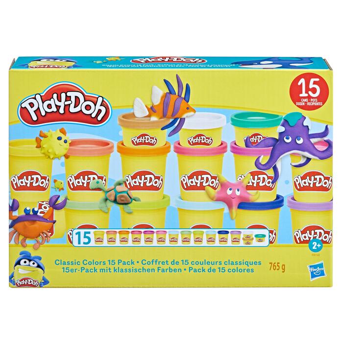 PLAY-DOH Plastilīns Klasiskās krāsas, 15 gab