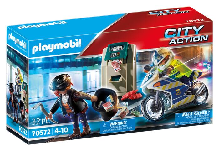 PLAYMOBIL City Action Bankas zagļa ķeršana