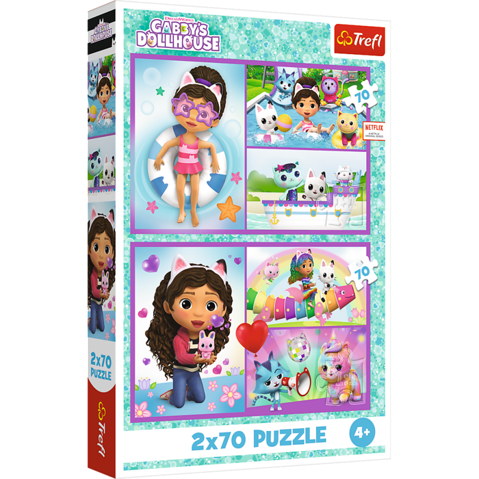 TREFL GABBY´S DOLLHOUSE Pužļu komplekts Spēlējies