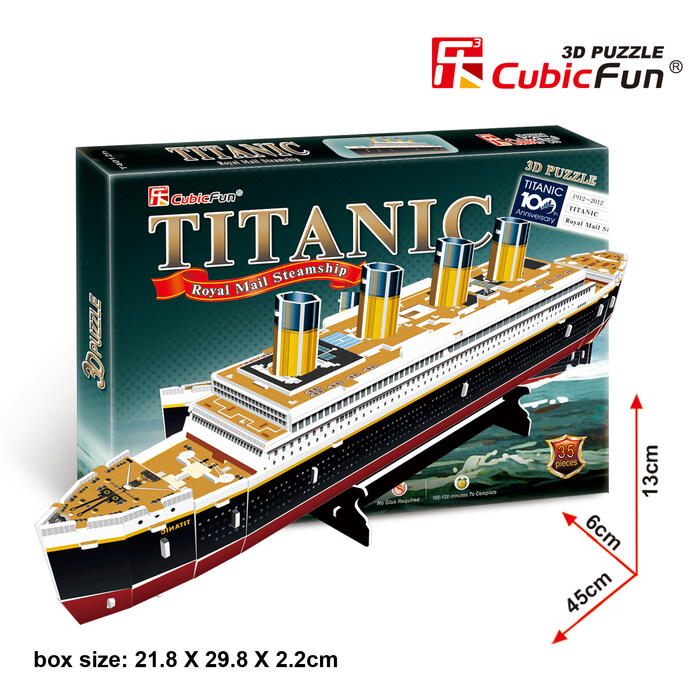 Cubic fun CUBICFUN 3D puzle Titaniks