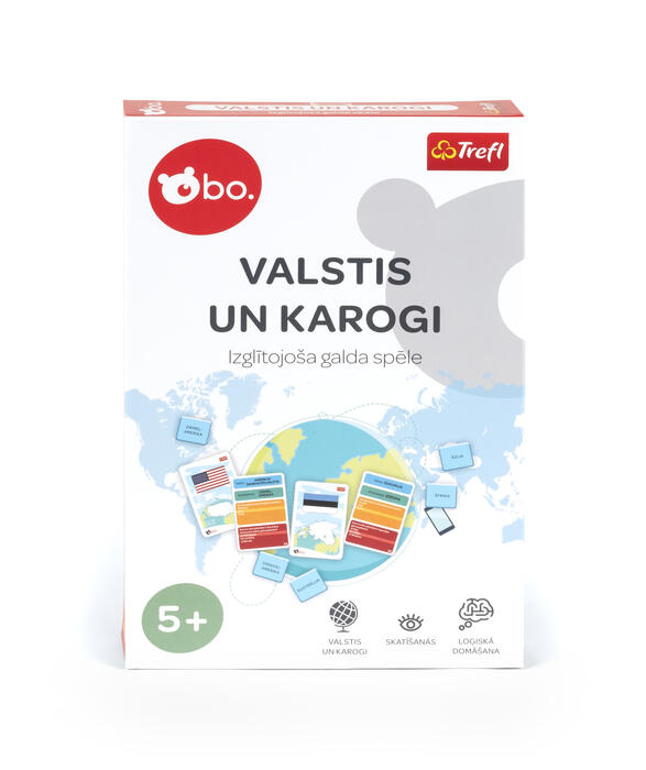 Bo. Izglītojošā galda spēle "Valstis
