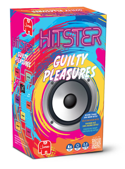 JUMBO HITSTER Ballīšu spēle: Guilty Pleasures