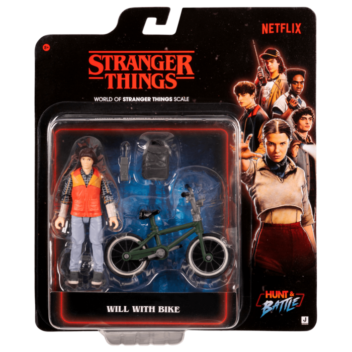 STRANGER THINGS Фигурка с велосипедом и аксессуаром  - Will Byers, 12 см (STRT0107)