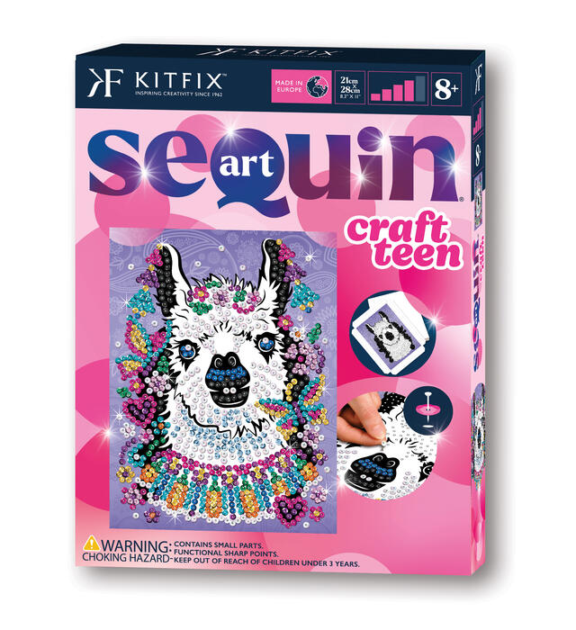 KITFIX Amatniecības komplekts Sequin Art Craft
