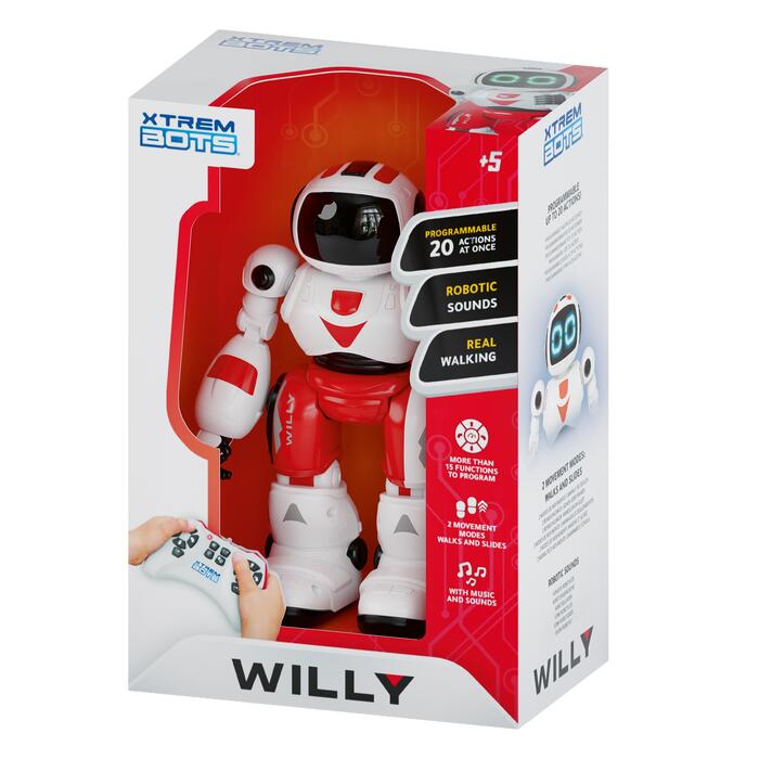 XTREM BOTS Интерактивный робот Willy (XT3803466)
