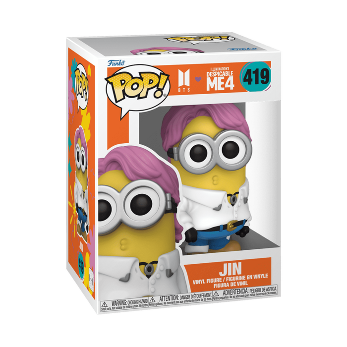 FUNKO POP! Vinyl: Фигурка: BTS x Despicable Me 4 - Jin (85965F)