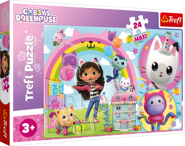 TREFL GABBY´S DOLLHOUSE Maxi puzle, 24