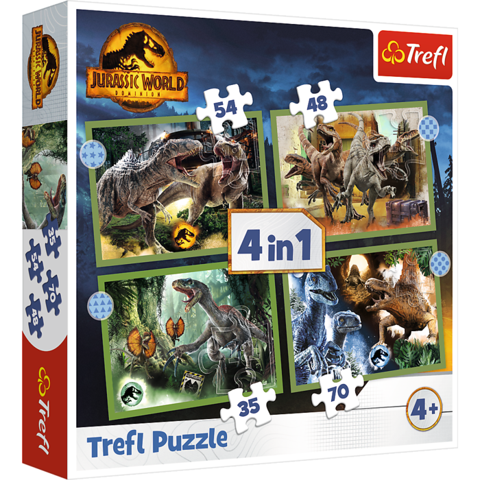 JURASSIC PARK TREFL JURASSIC WORD Pužļu