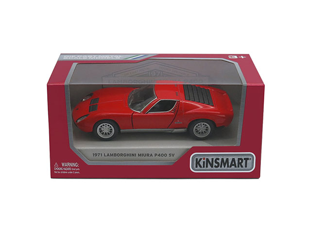 KINSMART Die-Cast modelis 1971 Lamborghini Miura