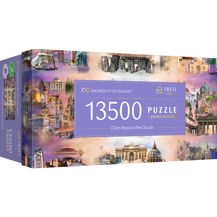 TREFL Prime Puzzle Pilsētas, 13500 gab