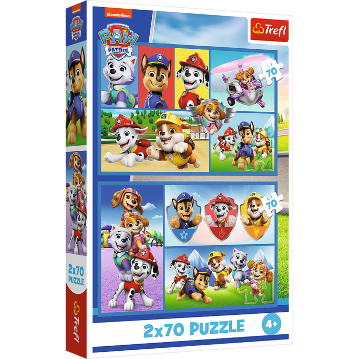 TREFL PAW PATROL Pužļu komplekts, 2x70