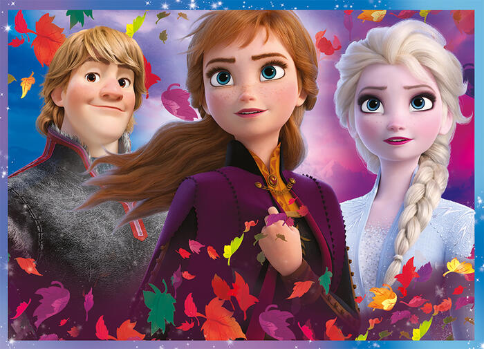 TREFL FROZEN Pužļu komplekts 4in1 "