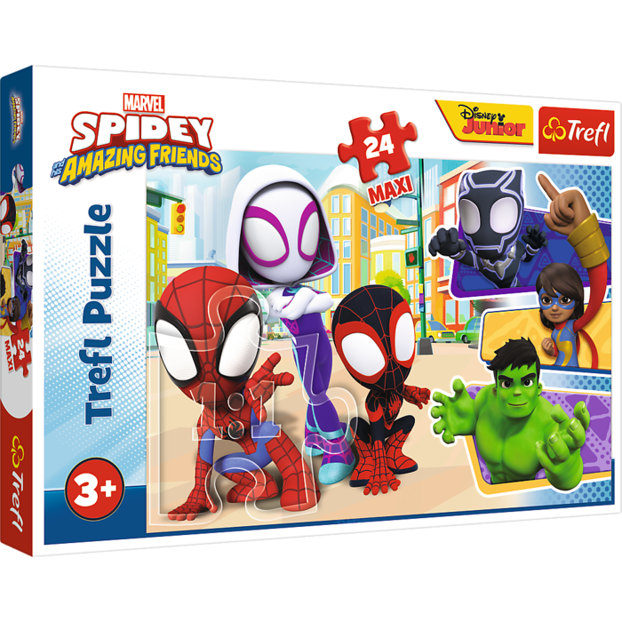 TREFL SPIDER-MAN Puzle Spidey, 24 gab