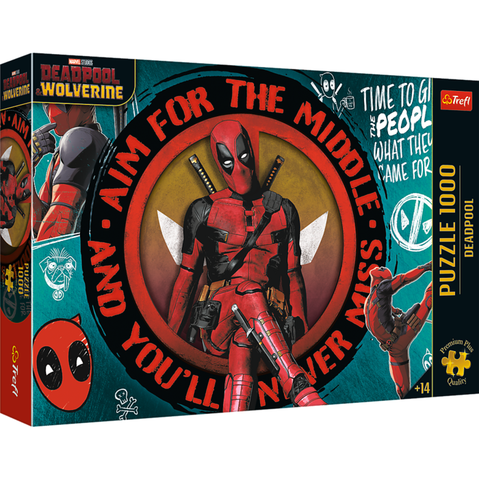 TREFL Premium Plus Пазл Deadpool, 1000 шт. (10835T)