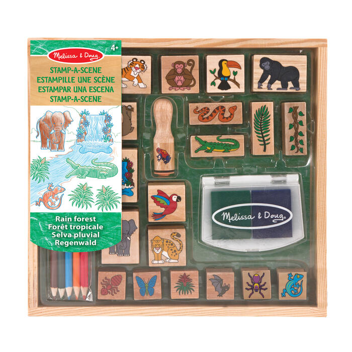 MELISSA & DOUG Zīmogu komplekts Lietus