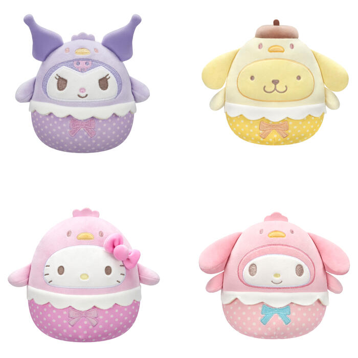 SQUISHMALLOWS HELLO KITTY Mīkstā rotaļlieta, Lieldienu