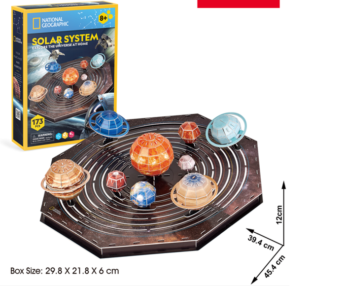 CUBICFUN 3D puzle Solar System (DS1087H)