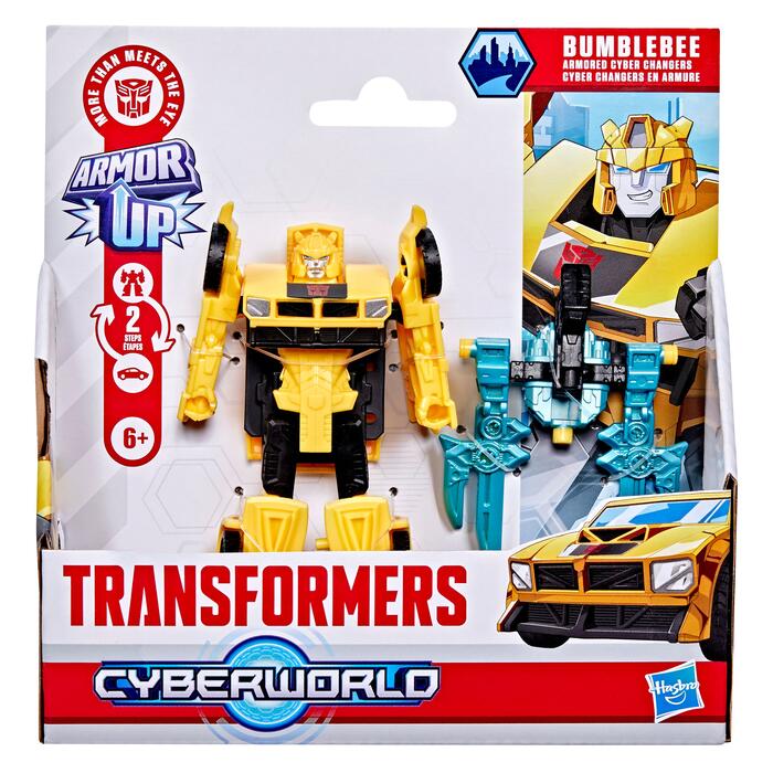 TRANSFORMERS Cyberworld figūra Armored Cyber Changers