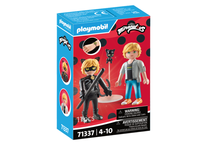 PLAYMOBIL MIRACULOUS: Adrians un Melnais kaķis