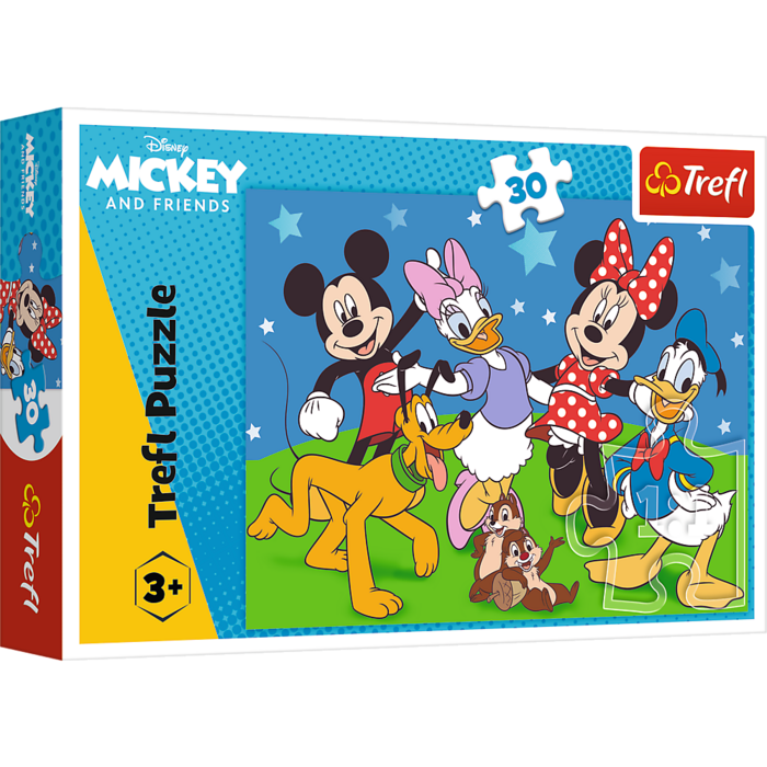 TREFL DISNEY Puzle Mikijs, 30 gab