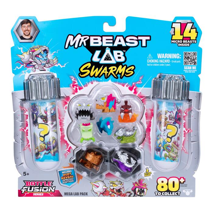 MRBEAST LAB фигурки Swarms, 14шт (24875)