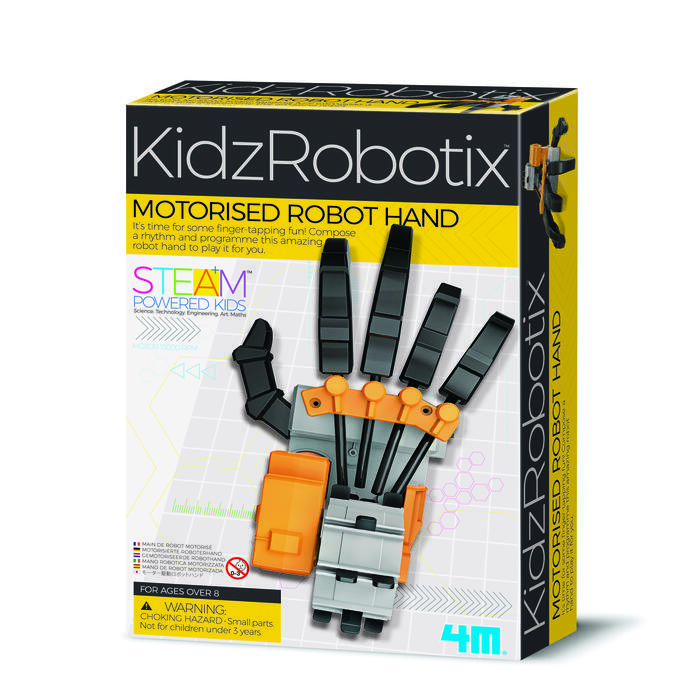 4M KidzRobotix DIY komplekts Motorizēta robota roka (00-03407)