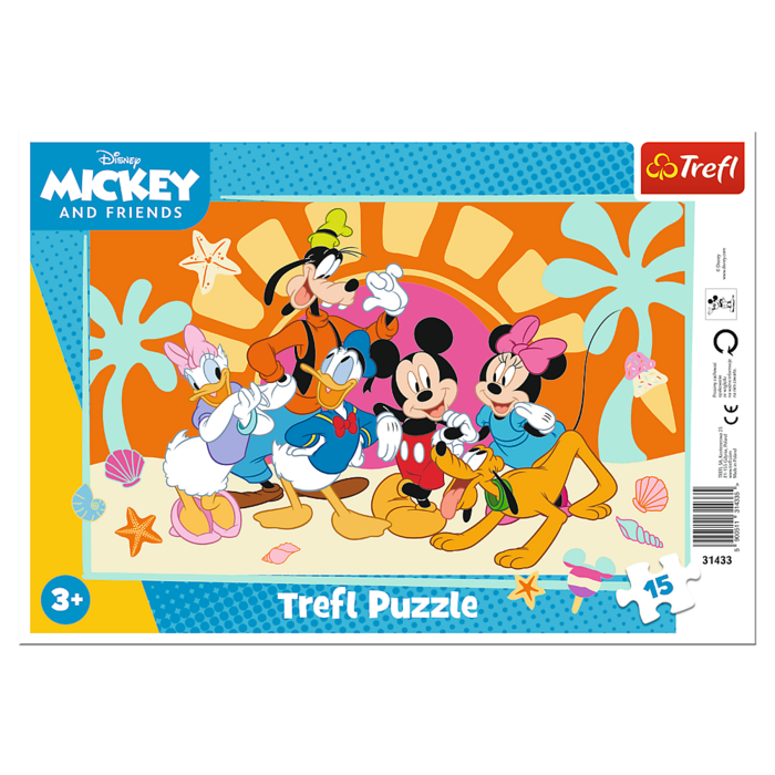 TREFL DISNEY Puzle 15 Mikijs, 15