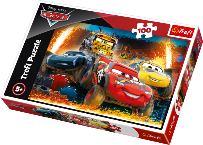 TREFL CARS Puzle Vāģi, 100 gab